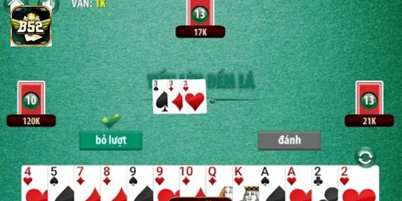 Cách tham gia chơi Tiến lên đếm lá B52