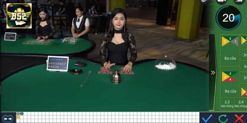 Giao diện bàn chơi chắn được tối ưu tốc độ trên B52