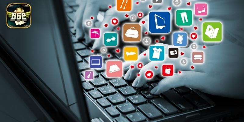 Trang chủ B52 sau khi đăng ký thành công và đăng nhập hệ thống