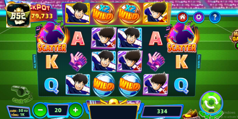 Cách bố trí giao diện và các biểu tượng tạo cảm giác sân cỏ chân thật