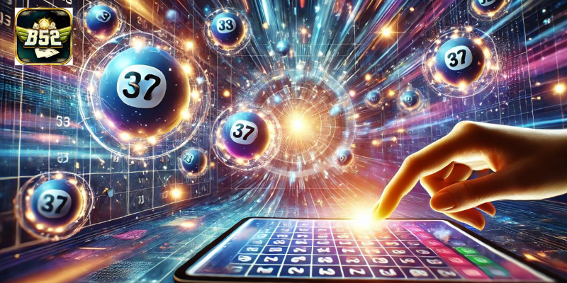 Màn hình ghi số, tổng cược và tiền thắng theo số