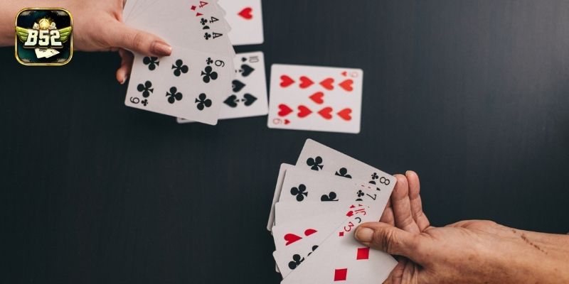 Giao diện chơi phỏm dễ quan sát dành cho tân thủ tại B52